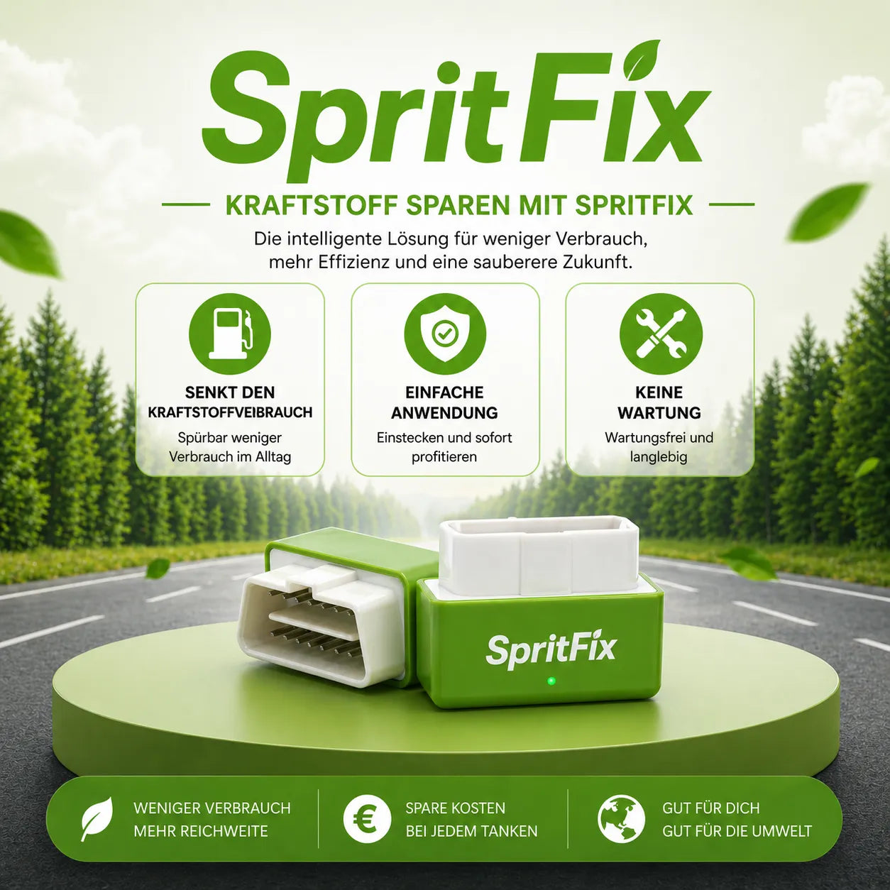 SpritFix - Reduziert den Spritverbrauch jedes Autos um bis zu 50%