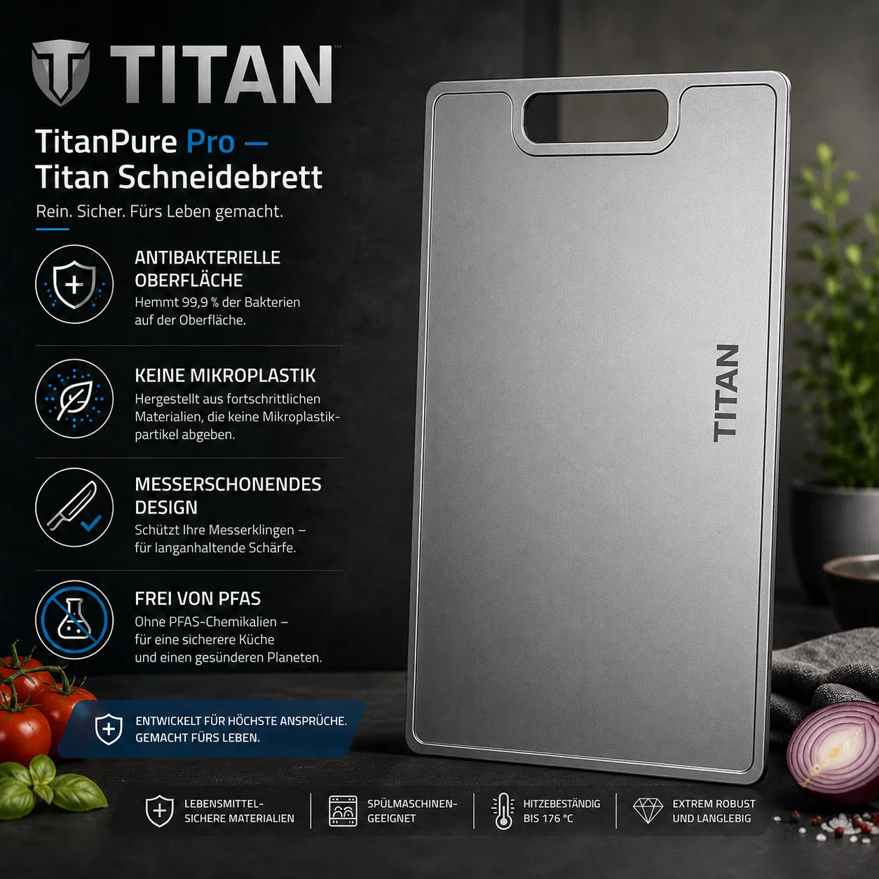 TitanPure Pro Schneidebrett