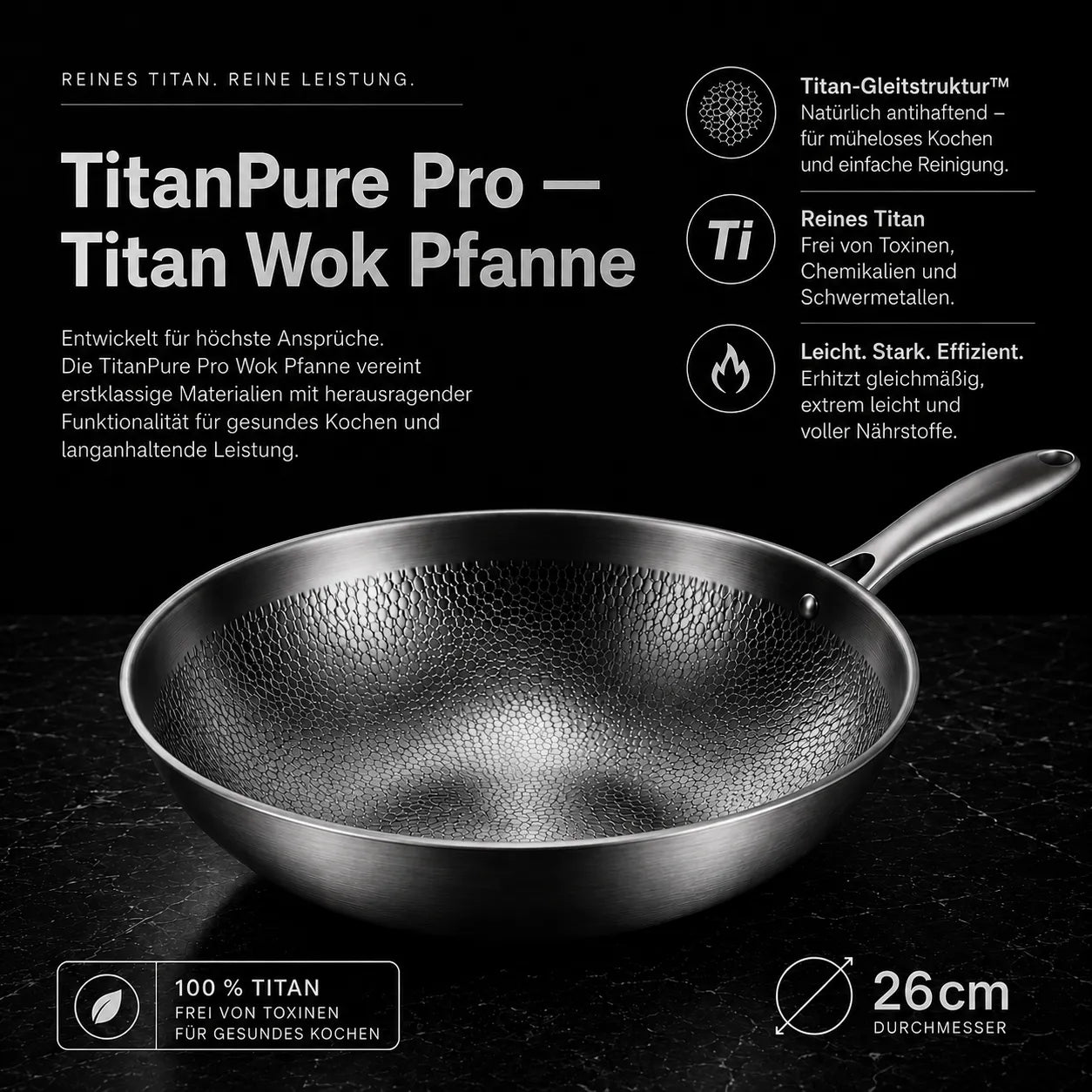 TitanPure Pro Wok-Pfanne